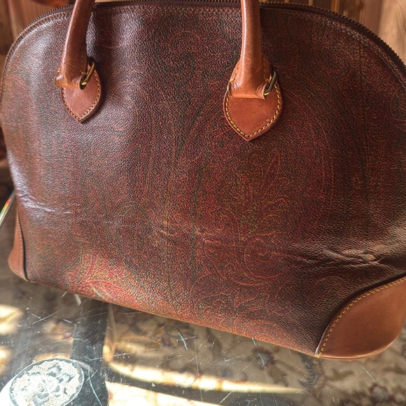 Etro Elegant Brown Leather Handbag - Picture 14 of 16